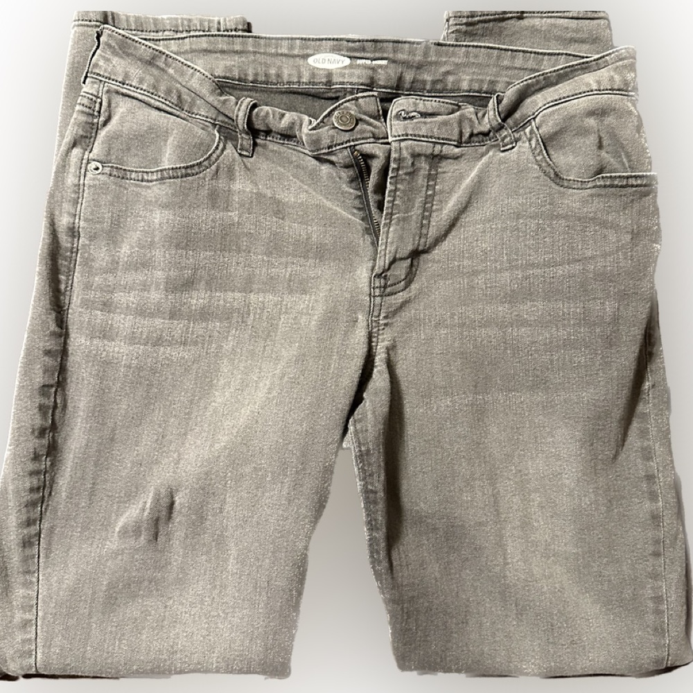 Old Navy Suoer Skinny Black Washed Jeans